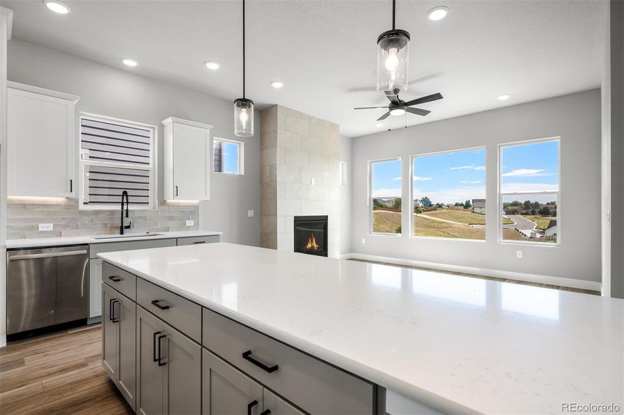 Furnished interior view inside a new home in Trailside at Cottonwood Creek, Colorado Springs (Image 11).