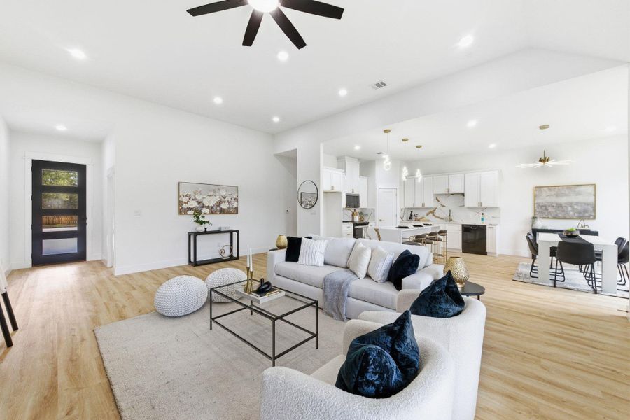 Furnished interior view inside a new home in , Bastrop (Image 14).