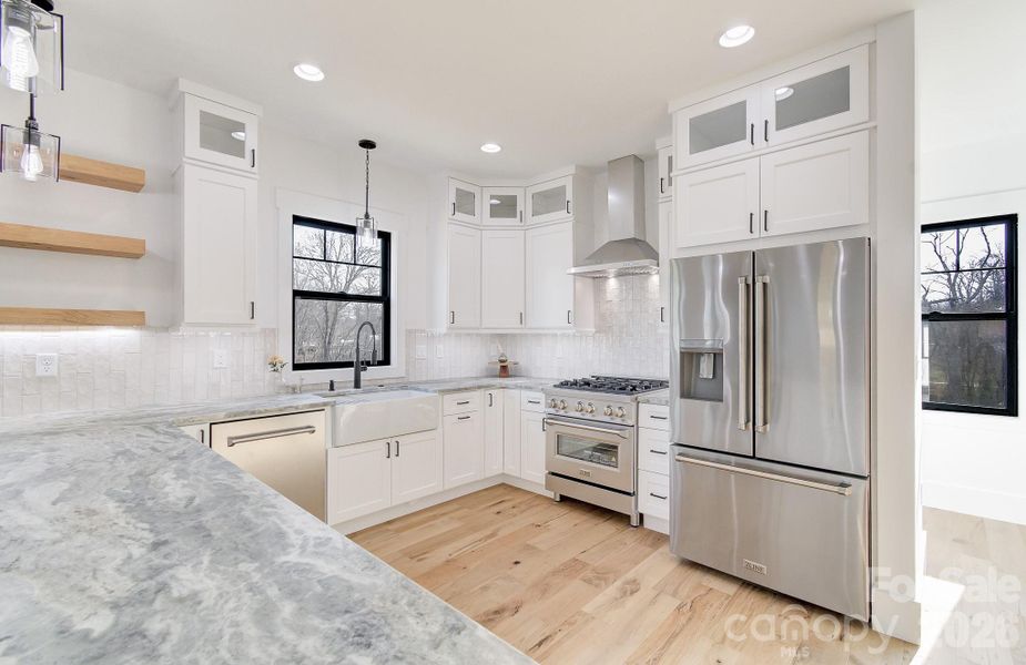 Furnished interior view inside a new home in , Hendersonville (Image 8).