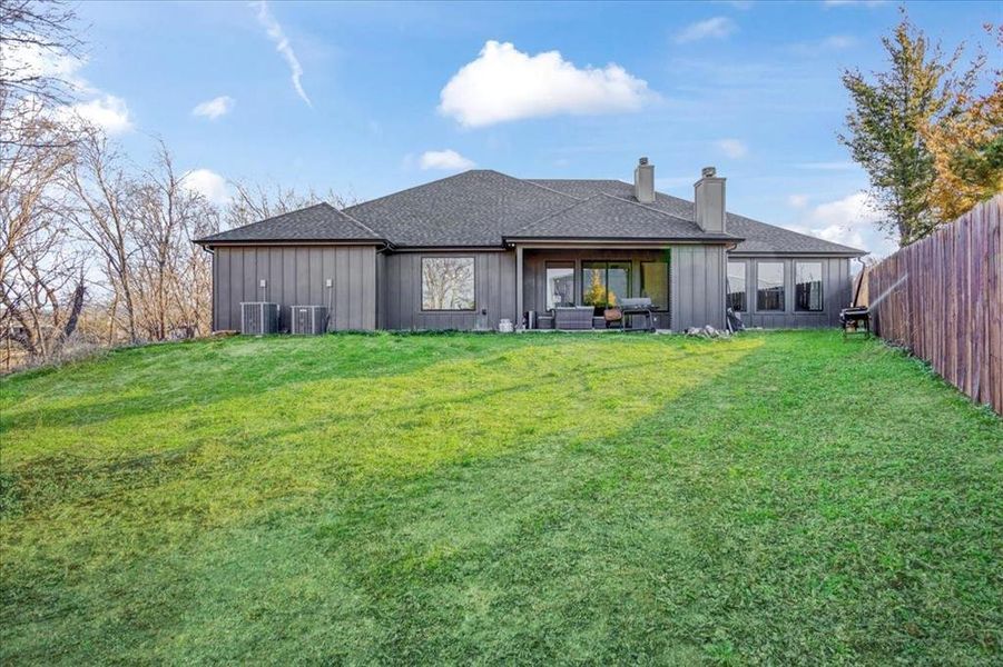 Exterior details and patio area of a home in , Van Alstyne (Image 25).