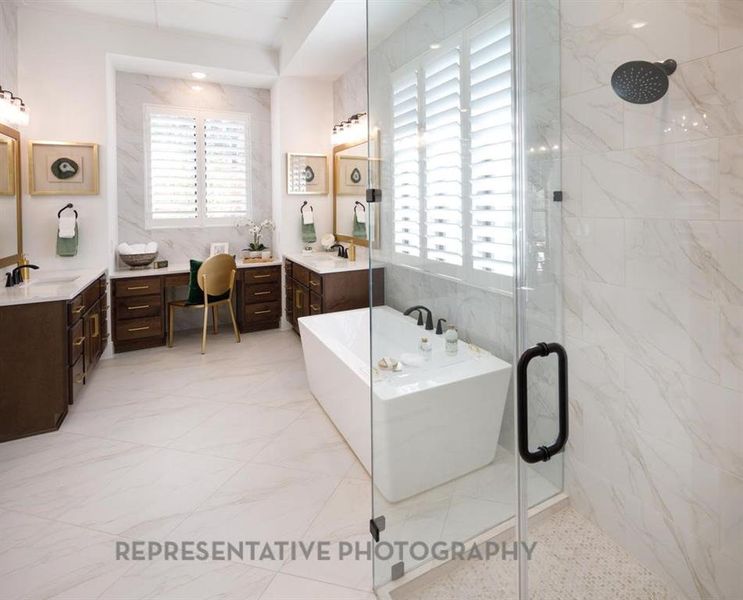 Furnished interior view inside a new home in Cambridge Crossing: 74ft. lots, Celina (Image 7). Furnished interior view inside a new home in Cambridge Crossing: 74ft. lots, Celina (Image 7).