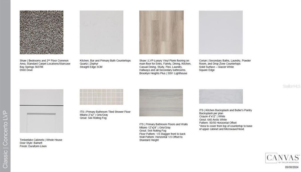 Sample of building materials used in homes in Indigo Creek, Apollo Beach (Image 28).