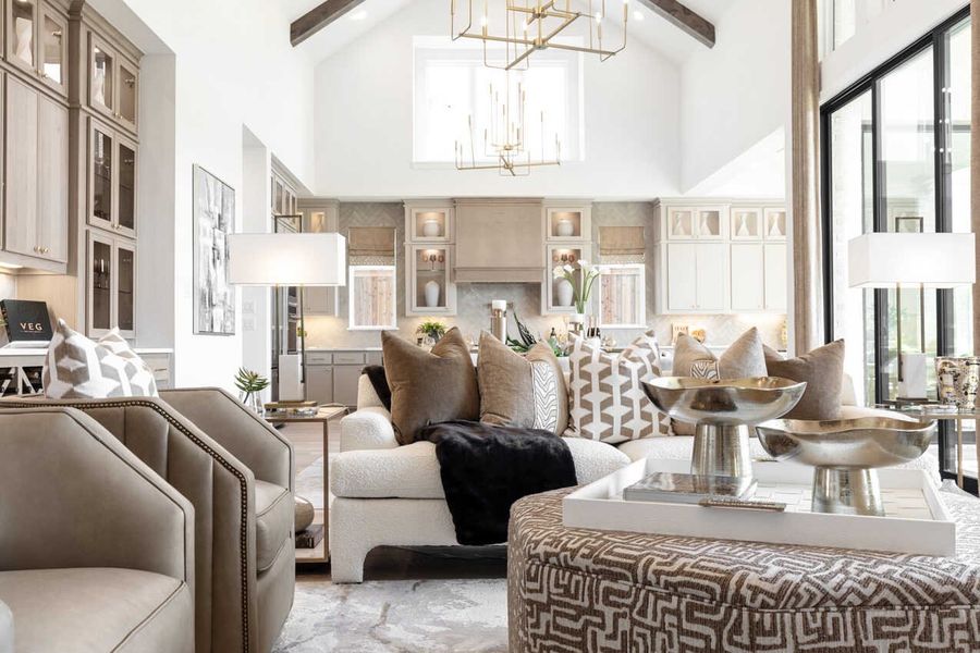 Representative Family Room - some options shown