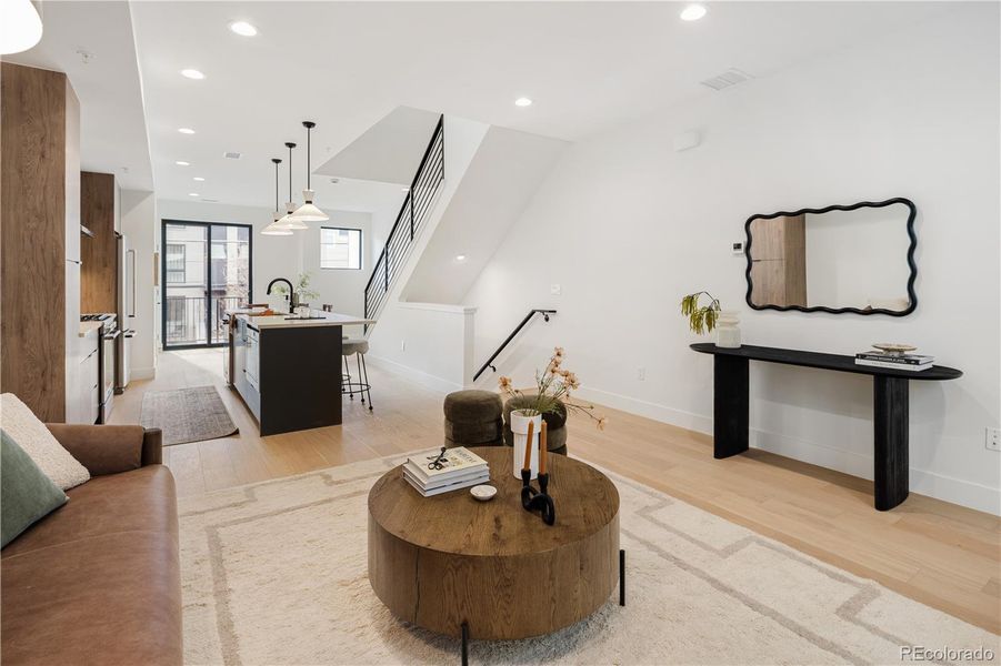 Furnished interior view inside a new home in , Denver (Image 6).