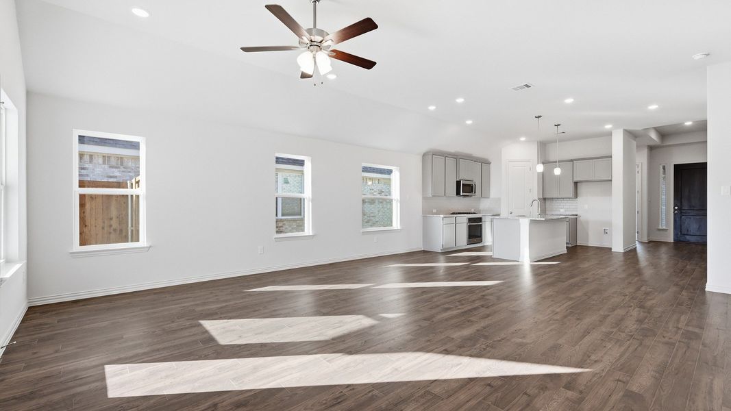 Furnished interior view inside a new home in Wildflower Ranch, Fort Worth (Image 13).