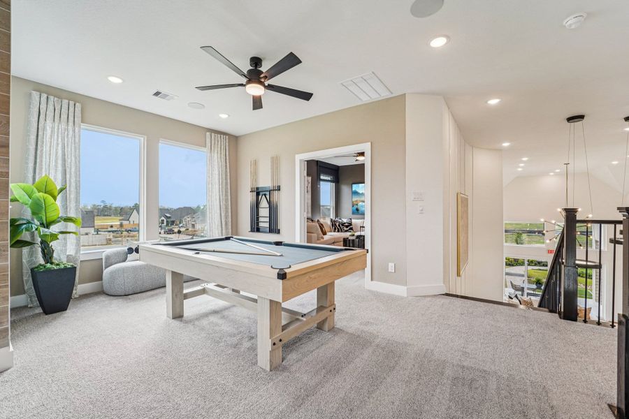 Furnished interior view inside a new home in Briarley, Montgomery (Image 62).