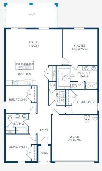 Magnolia F Floor Plan