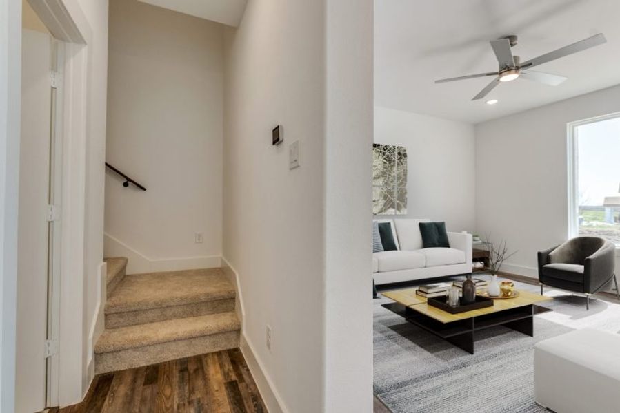 Furnished interior view inside a new home in Talia, Mesquite (Image 6).