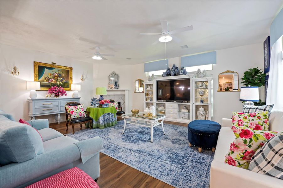 Family room with lots of natural light Family room with lots of natural light