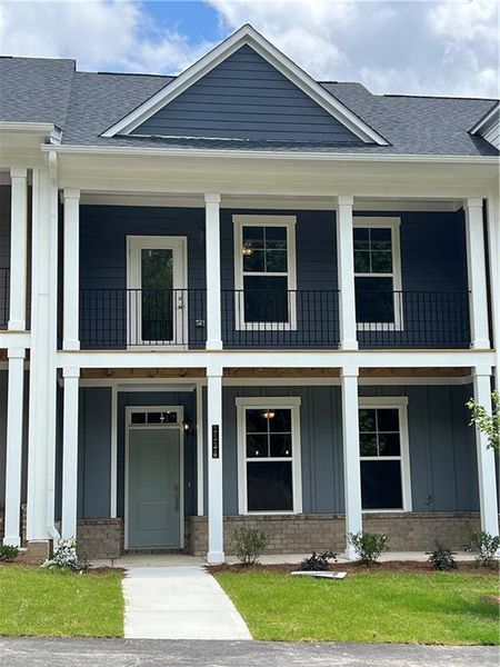 Front exterior of a new home in , Gainesville, GA, highlighting curb appeal (Image 27).