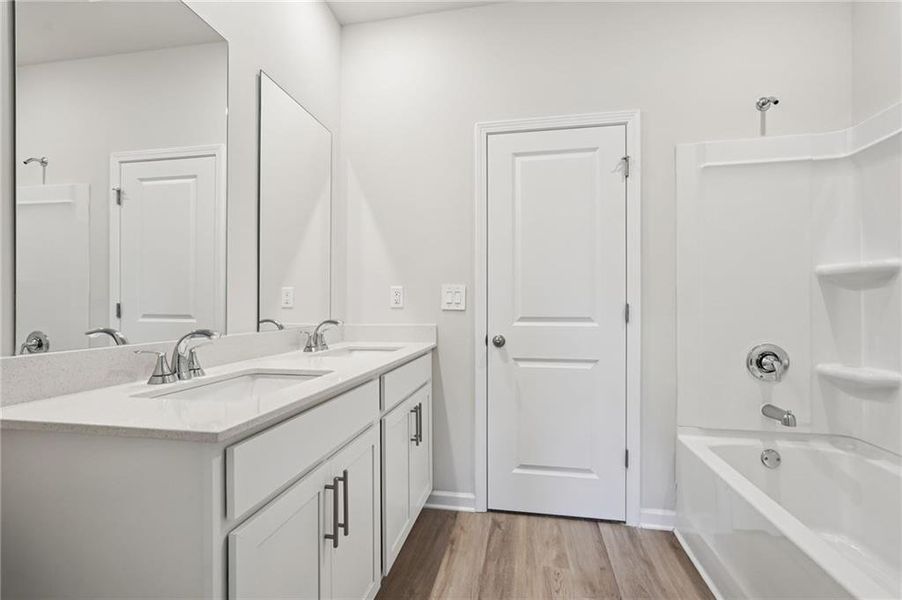 Furnished interior view inside a new home in Westmont Preserve, Powder Springs (Image 11). Furnished interior view inside a new home in Westmont Preserve, Powder Springs (Image 11).