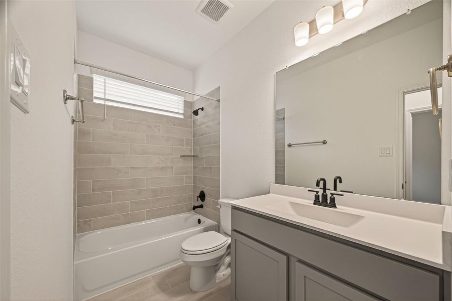 Furnished interior view inside a new home in Rates starting as low as, Iowa Colony (Image 11).