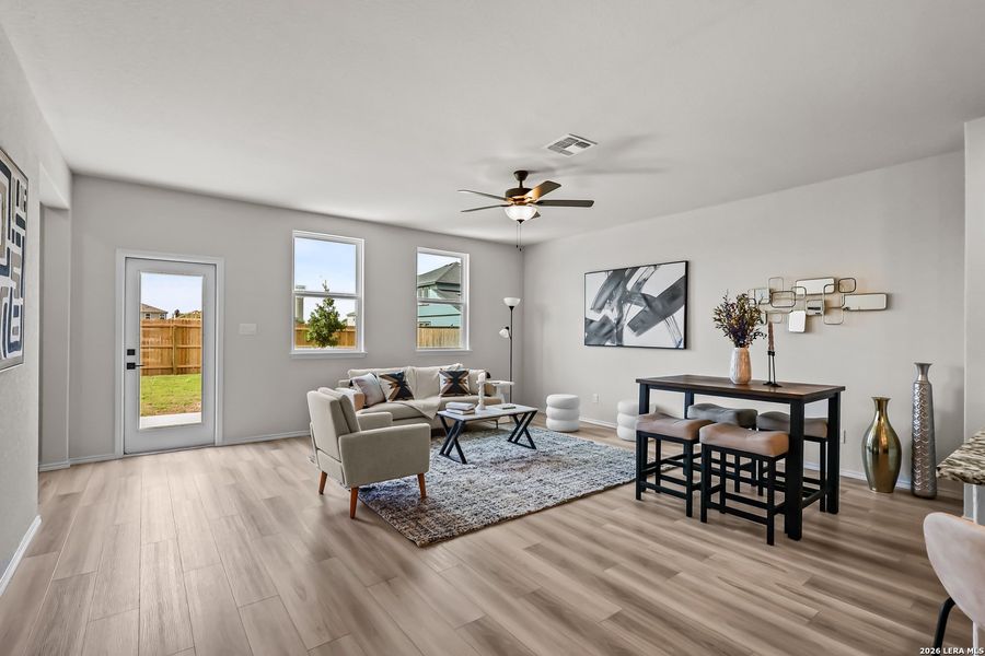 Furnished interior view inside a new home in Hannah Heights, Seguin (Image 34). Furnished interior view inside a new home in Hannah Heights, Seguin (Image 34).
