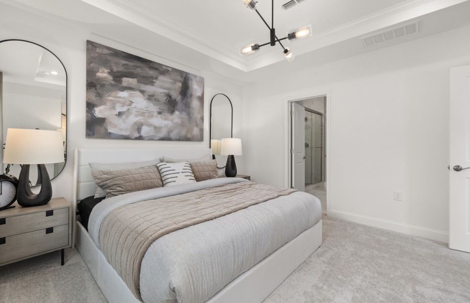 Furnished interior view inside a new home in Carolina Overlook, Clayton (Image 13).