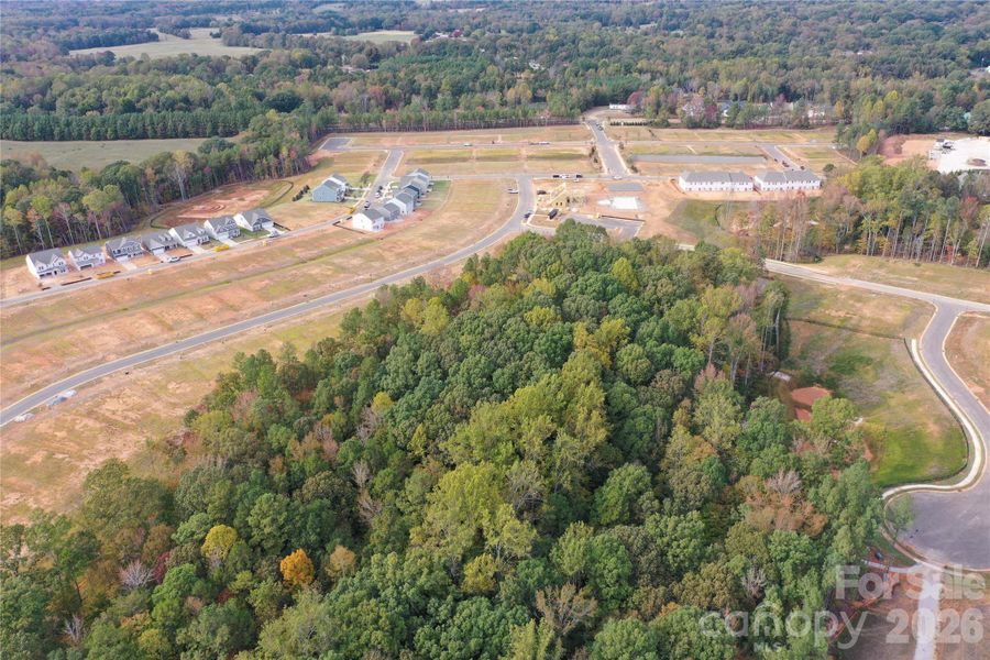 Sky view of community