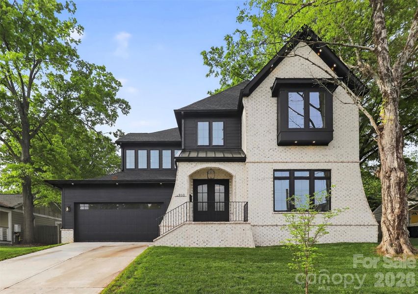 Front exterior of a new home in , Charlotte, NC, highlighting curb appeal (Image 1). Front exterior of a new home in , Charlotte, NC, highlighting curb appeal (Image 1).