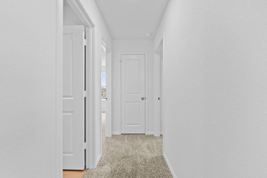 Spacious, unfurnished interior of a new home in Bar W Ranch, Leander (Image 24).