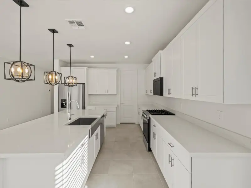 Furnished interior view inside a new home in Mesquite Mountain Ranch at Frontera, Surprise (Image 3).