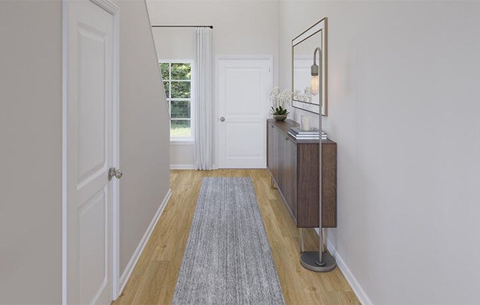 Spacious, unfurnished interior of a new home in Sweetgrass at Summers Corner, Summerville (Image 11).