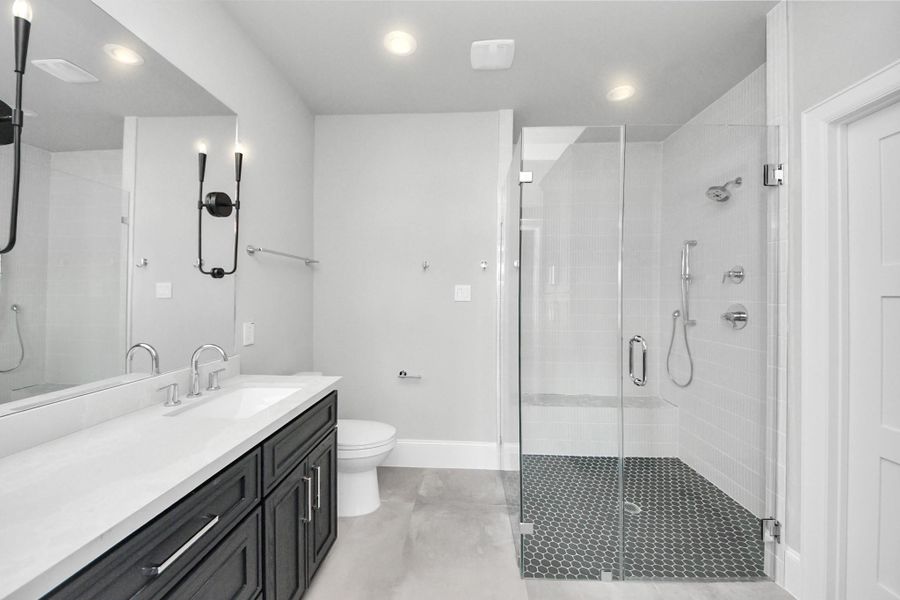 Furnished interior view inside a new home in , Houston (Image 17). Furnished interior view inside a new home in , Houston (Image 17).