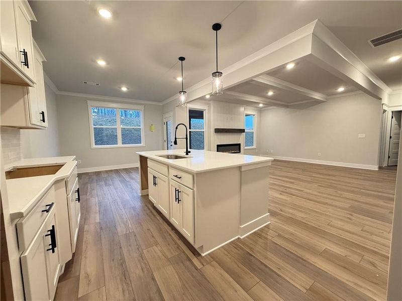 Furnished interior view inside a new home in Ponderosa Farms Manor, Gainesville (Image 9).