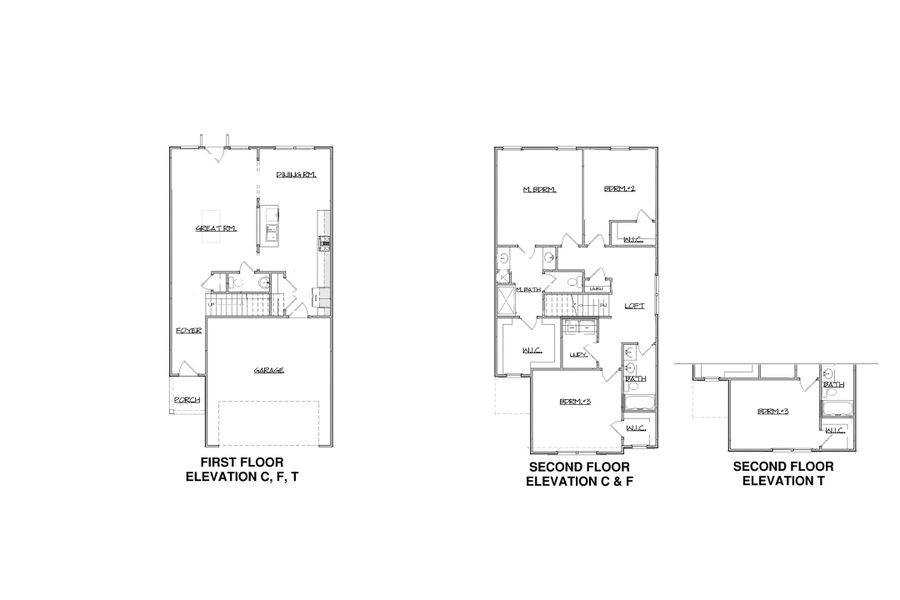 2D floor plan layout of this home in Hitchcock Preserve, Aiken, SC (Image 3). 2D floor plan layout of this home in Hitchcock Preserve, Aiken, SC (Image 3).