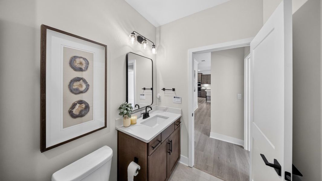 Furnished interior view inside a new home in Westport, York (Image 31).