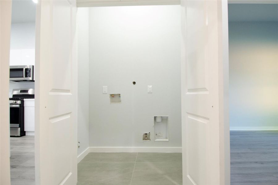 Washer/Dryer Connections