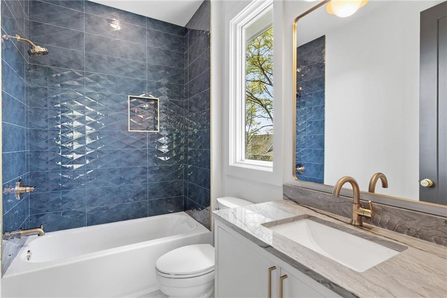 Furnished interior view inside a new home in , Atlanta (Image 18).