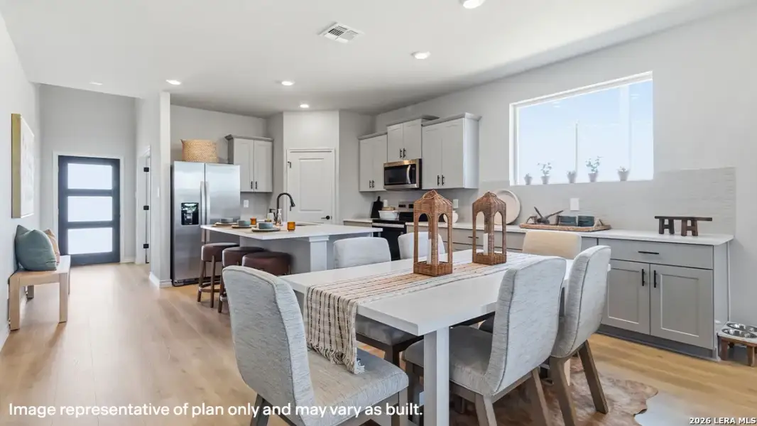 Furnished interior view inside a new home in Riverstone at Westpointe, San Antonio (Image 21).