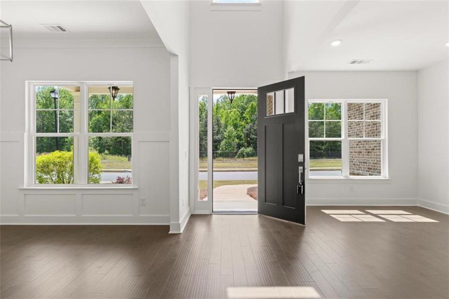 Spacious, unfurnished interior of a new home in Traditions of Braselton, Jefferson (Image 39). Spacious, unfurnished interior of a new home in Traditions of Braselton, Jefferson (Image 39).