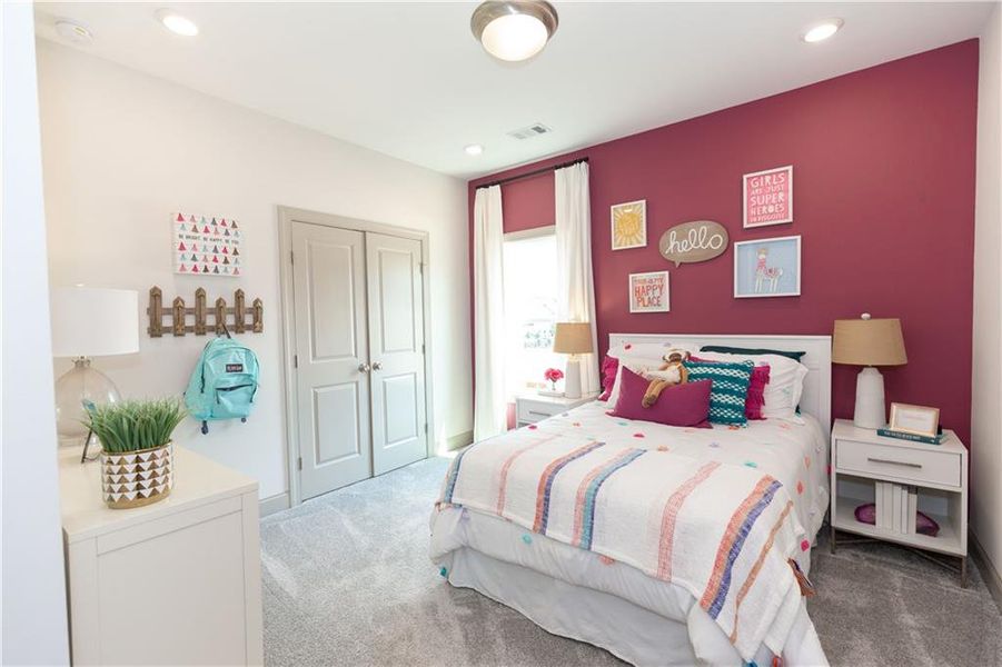 Furnished interior view inside a new home in Waterhaven Single Family, Cumming (Image 18).