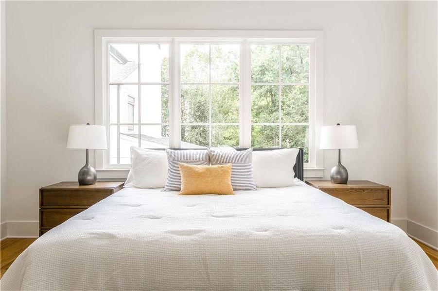 Furnished interior view inside a new home in , Atlanta (Image 8). Furnished interior view inside a new home in , Atlanta (Image 8).