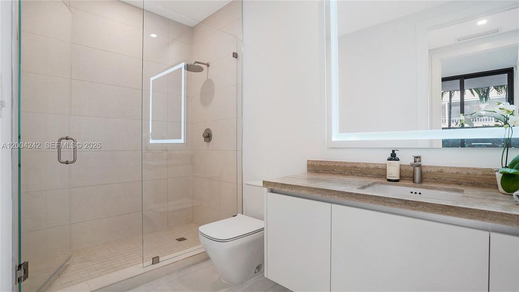 Furnished interior view inside a new home in , Miami (Image 14).