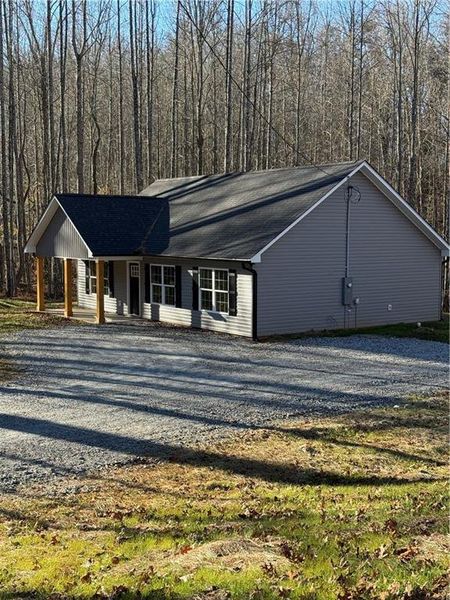 Exterior details and patio area of a home in , Dahlonega (Image 1). Exterior details and patio area of a home in , Dahlonega (Image 1).
