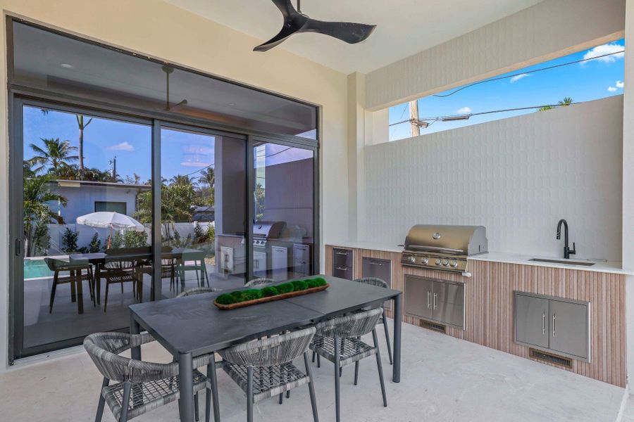 Exterior details and patio area of a home in , Delray Beach (Image 36). Exterior details and patio area of a home in , Delray Beach (Image 36).