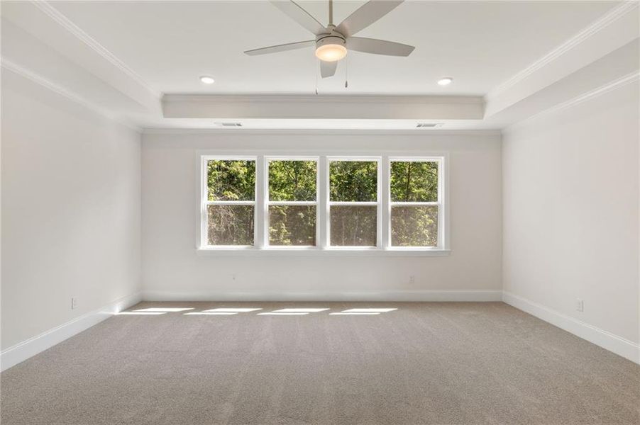 Spacious, unfurnished interior of a new home in Chattahoochee Reserve, Cumming (Image 58).