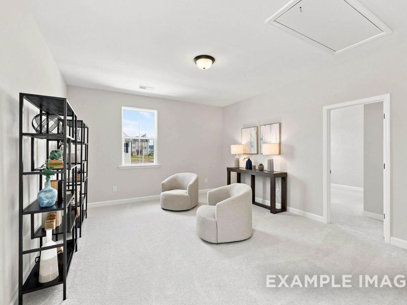 Furnished interior view inside a new home in Forestville Yard, Knightdale (Image 26).