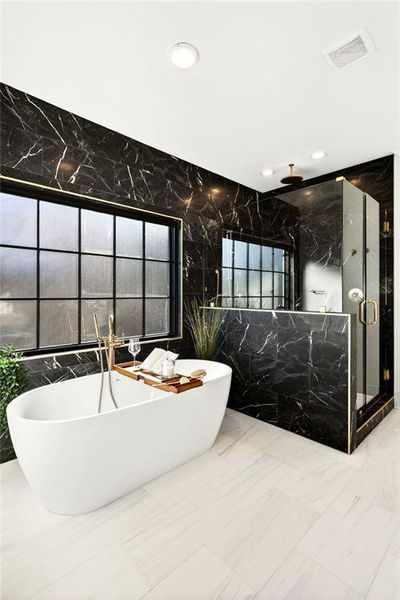 Furnished interior view inside a new home in , Atlanta (Image 34).