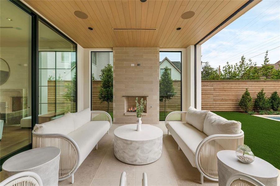 Exterior details and patio area of a home in , University Park (Image 23).