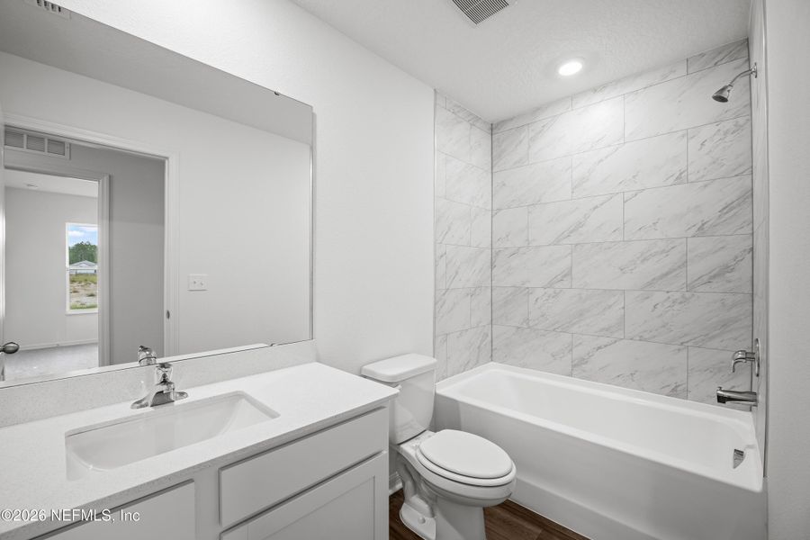 Furnished interior view inside a new home in Westport Landing, Jacksonville (Image 13).
