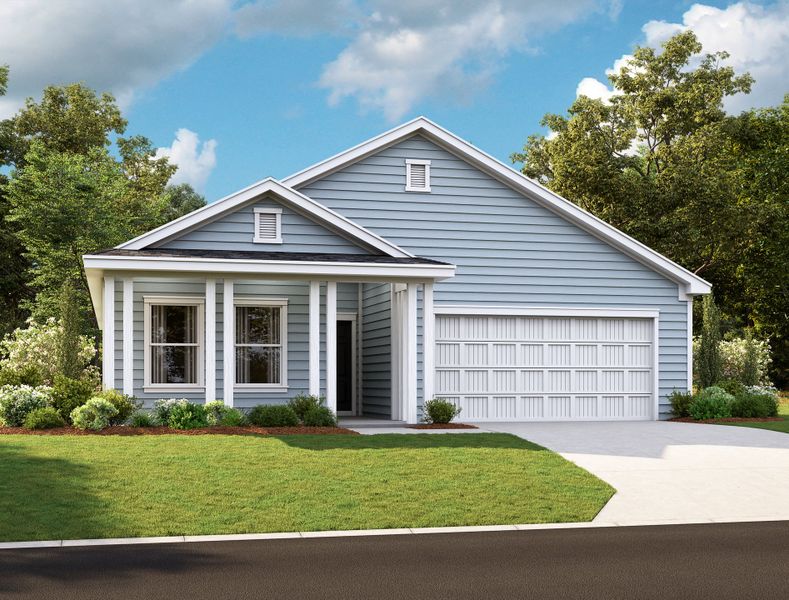 Representative exterior photo of a completed home built from the Truman by Ashton Woods in Watson Hill, Summerville, SC (Image 20).