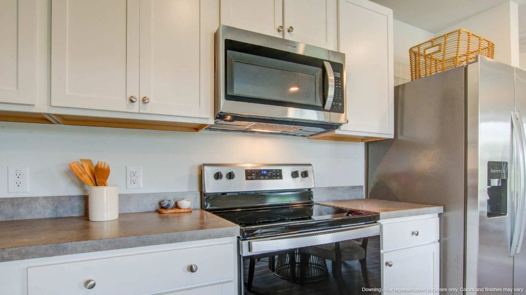Representative furnished interior of a home built from the DOWNING by D.R. Horton in Carolina Groves, Moncks Corner (Image 8).