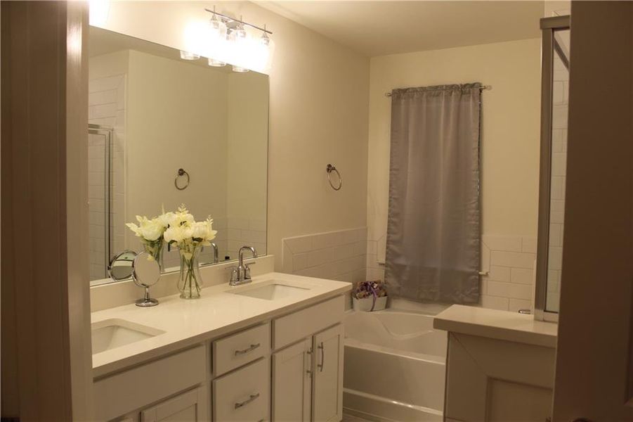 Furnished interior view inside a new home in , Conyers (Image 11). Furnished interior view inside a new home in , Conyers (Image 11).