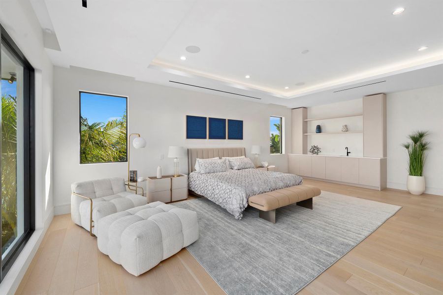 Furnished interior view inside a new home in , Pompano Beach (Image 43). Furnished interior view inside a new home in , Pompano Beach (Image 43).