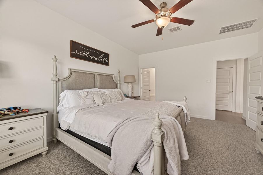 Furnished interior view inside a new home in Westland Ranch 50' Homesites, League City (Image 33).