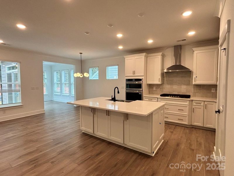 Actual photo of kitchen in homesite 36