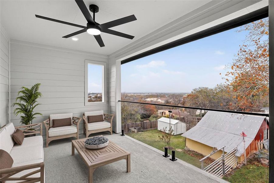 Exterior details and patio area of a home in , Dallas (Image 4). Exterior details and patio area of a home in , Dallas (Image 4).