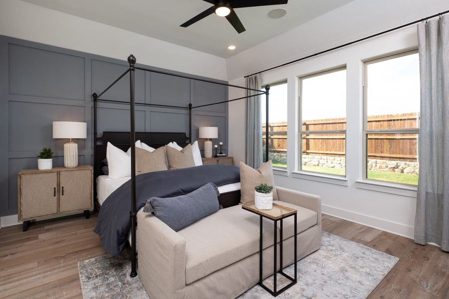 Furnished interior view inside a new home in View at the Reserve, Mansfield (Image 8).