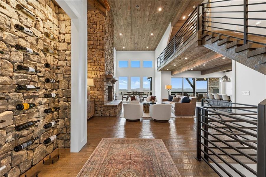 Furnished interior view inside a new home in , Mineral Bluff (Image 43).